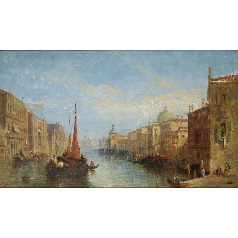 Appraisal: JANE VIVIAN BRITISH FL - ON THE GRAND CANAL VENICE