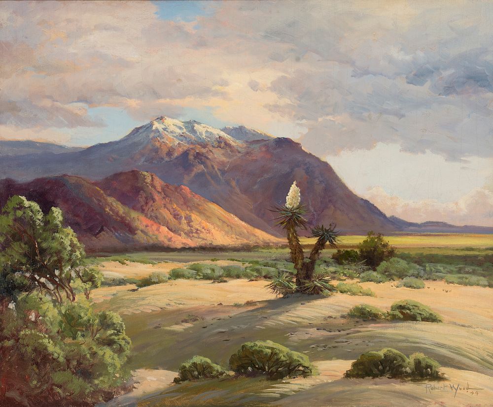 Appraisal: Robert Wood California Desert ROBERT WOOD - California Desert oil