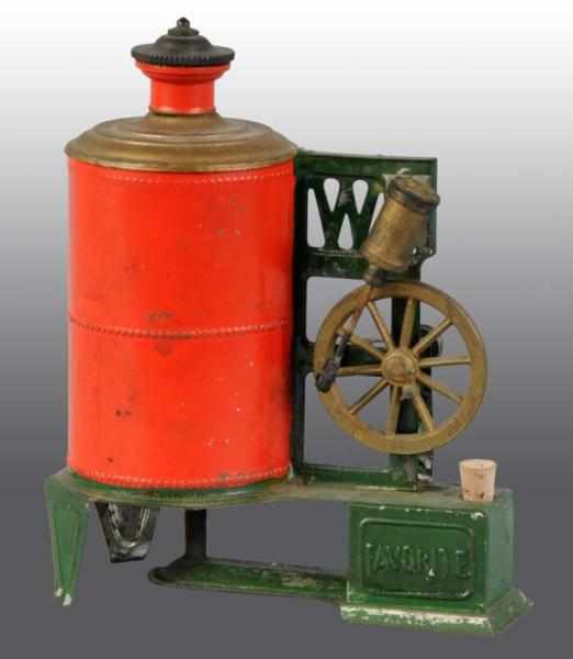 Appraisal: Weeden Favorite Upright Steam Engine Description Built-in fuel tank with