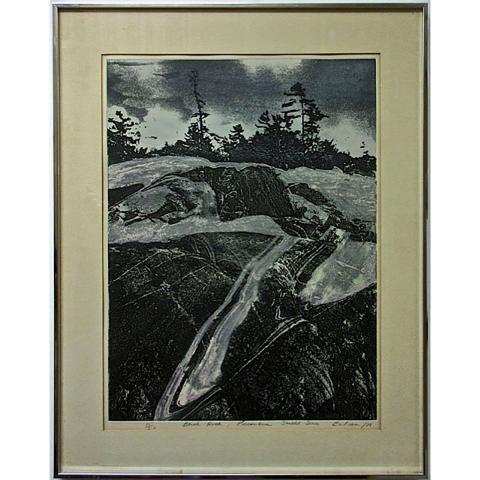 Appraisal: EDWARD JOHN TED BARTRAM CANADIAN - BLACK ROCK PRECAMBRIAN SHIELD