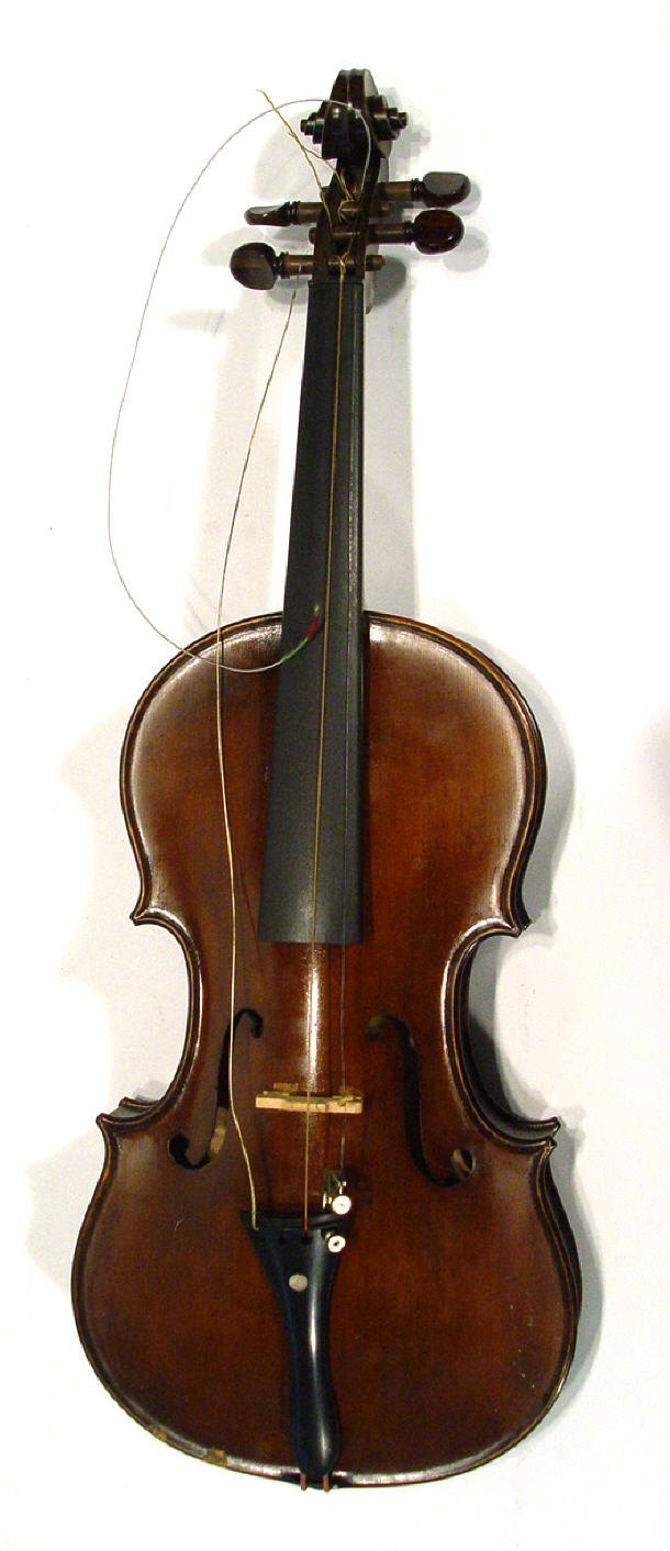 Appraisal: Two violins - One in a fitted wooden case largest