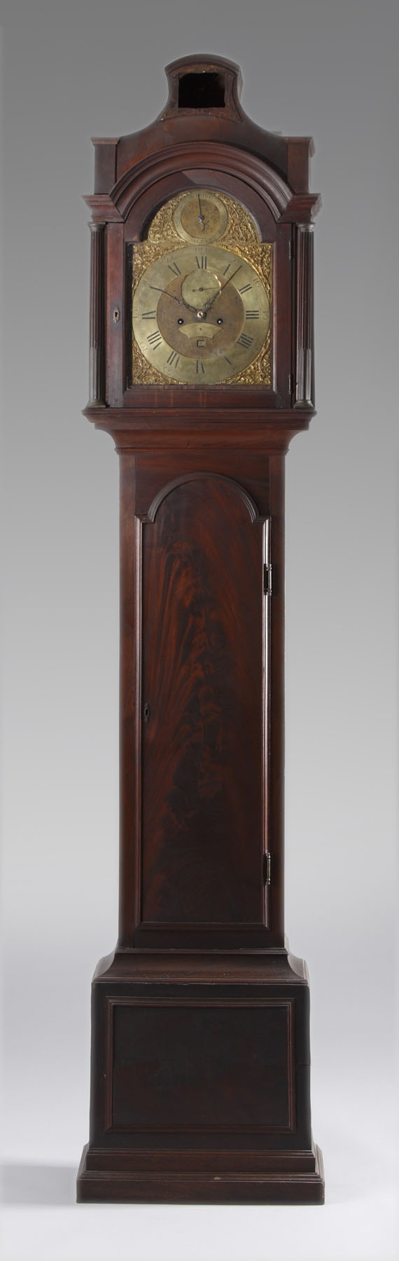 Appraisal: Thomas Pearsall Tall Case Clock th Cent NY Highly figured