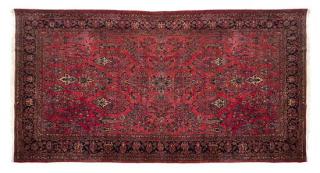 Appraisal: A Sarouk Wool Rug feet inches x feet inches Estimate