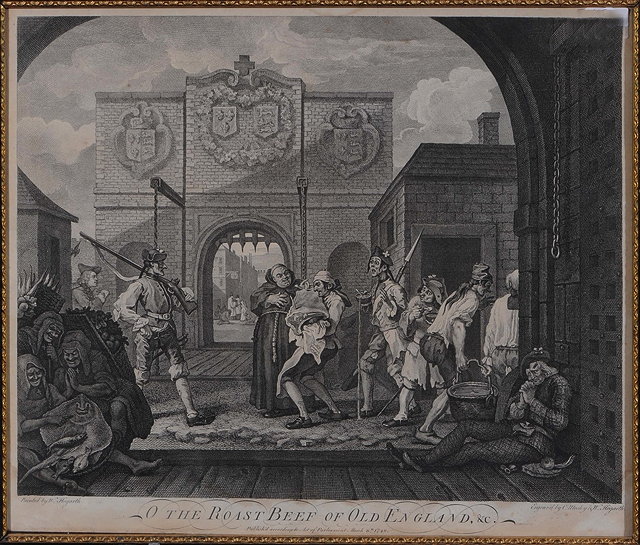 Appraisal: CHARLES MOSLEY AND WILLIAM HOGARTH'The Roast Beef of Old England'