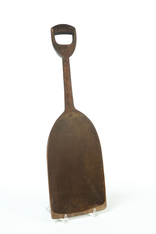 Appraisal: DIMINUTIVE SHAKER WOODEN SHOVEL Attributed to New Hampshire late th