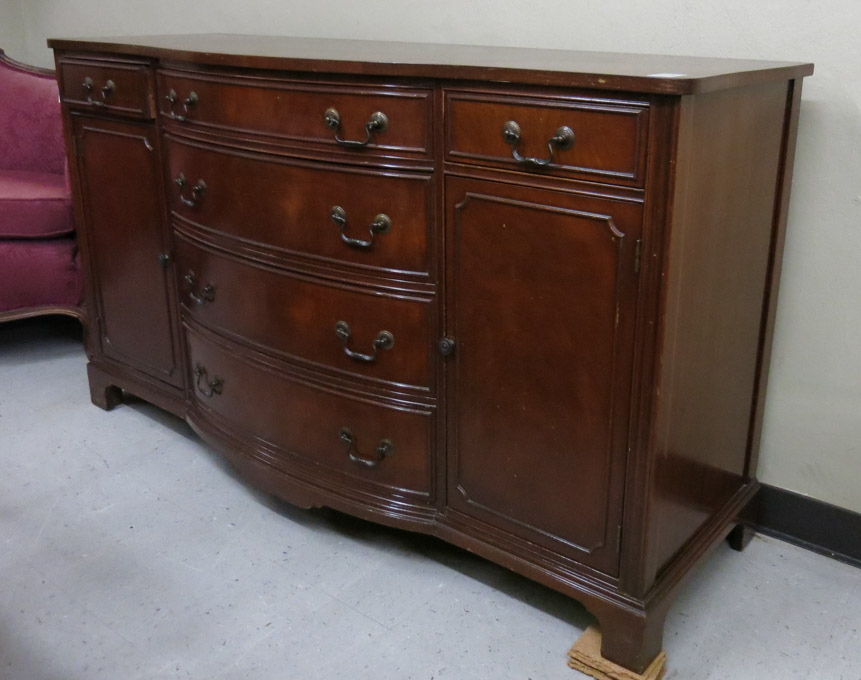 Appraisal: FEDERAL STYLE MAHOGANY BUFFET American mid- th century H x