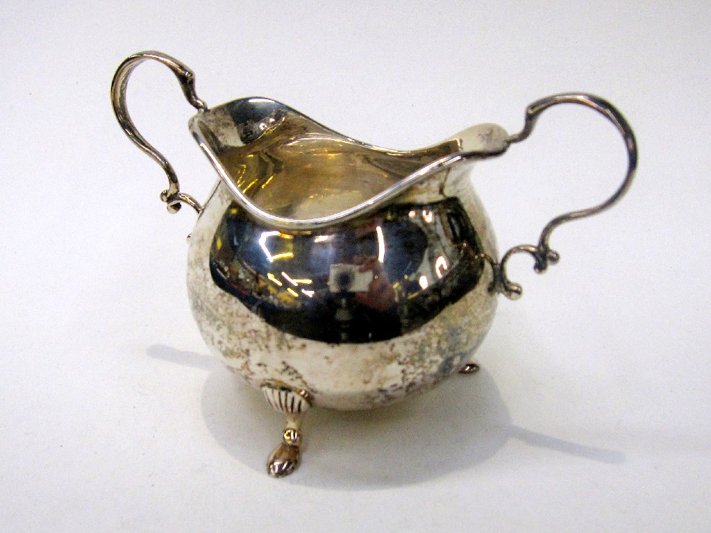 Appraisal: Edwardian silver sugar bowl Birmingham