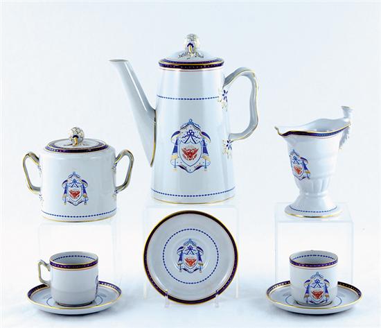 Appraisal: Copeland Spode coffee service Independence pattern consisting of coffeepot H