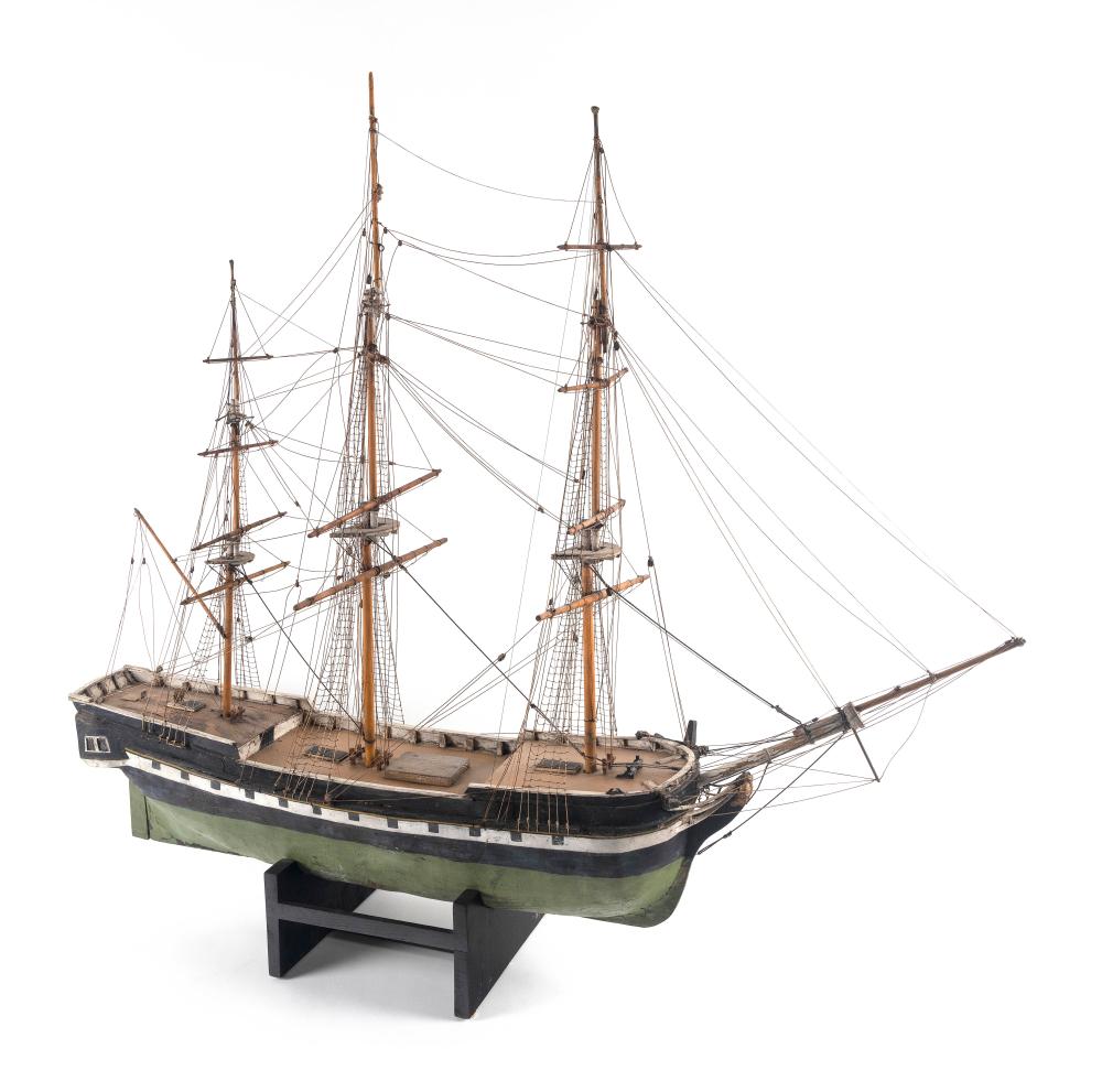 Appraisal: ANTIQUE SHIP MODEL OF THE GRAND TURK OF AMERICA TH