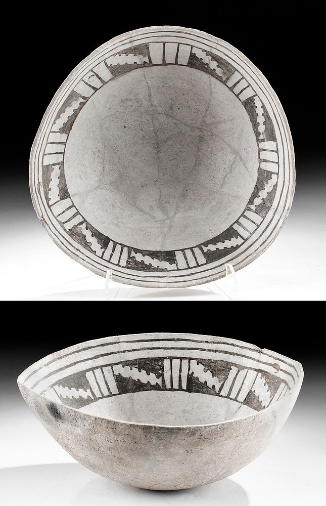 Appraisal: Prehistoric Anasazi Mancos Black-on-White Bowl North America Southwest Southern Colorado