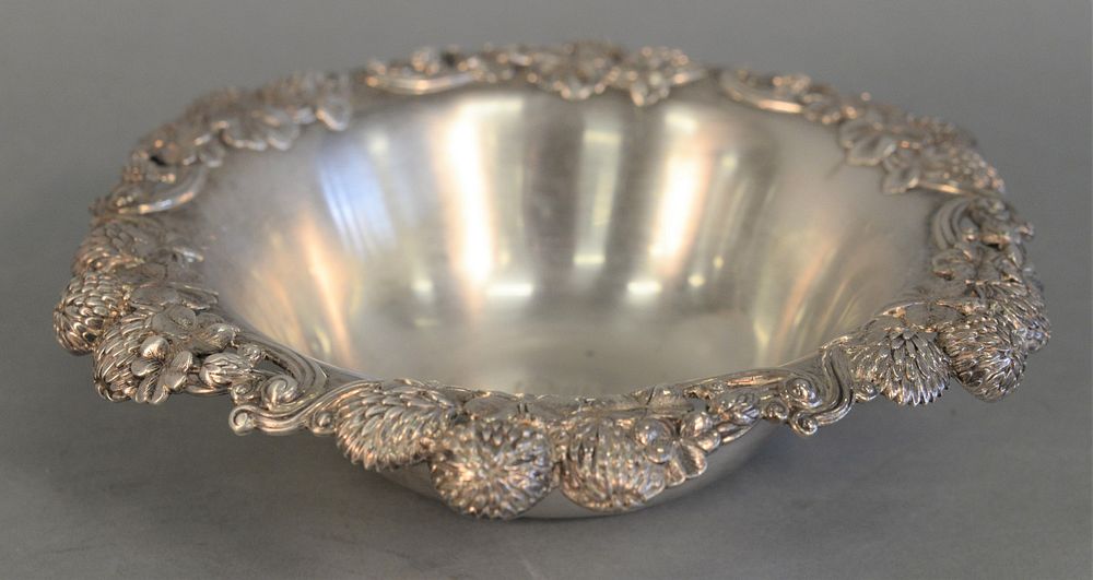 Appraisal: Tiffany Company Sterling Silver Bowl monogrammed small dents cleaned height