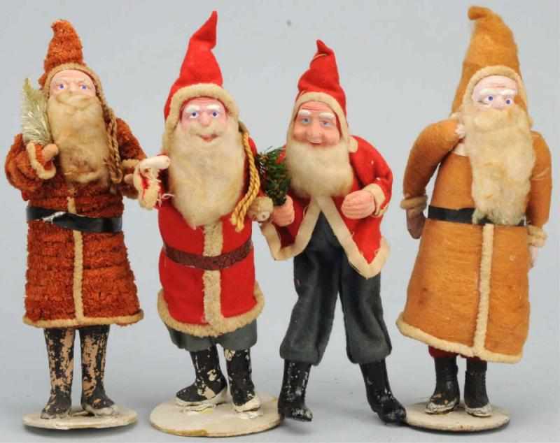 Appraisal: Lot of Santas Japanese Includes one chenille Santa and one