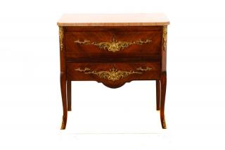 Appraisal: French Louis XVI Style Ormolu Mounted Commode Continental likely French