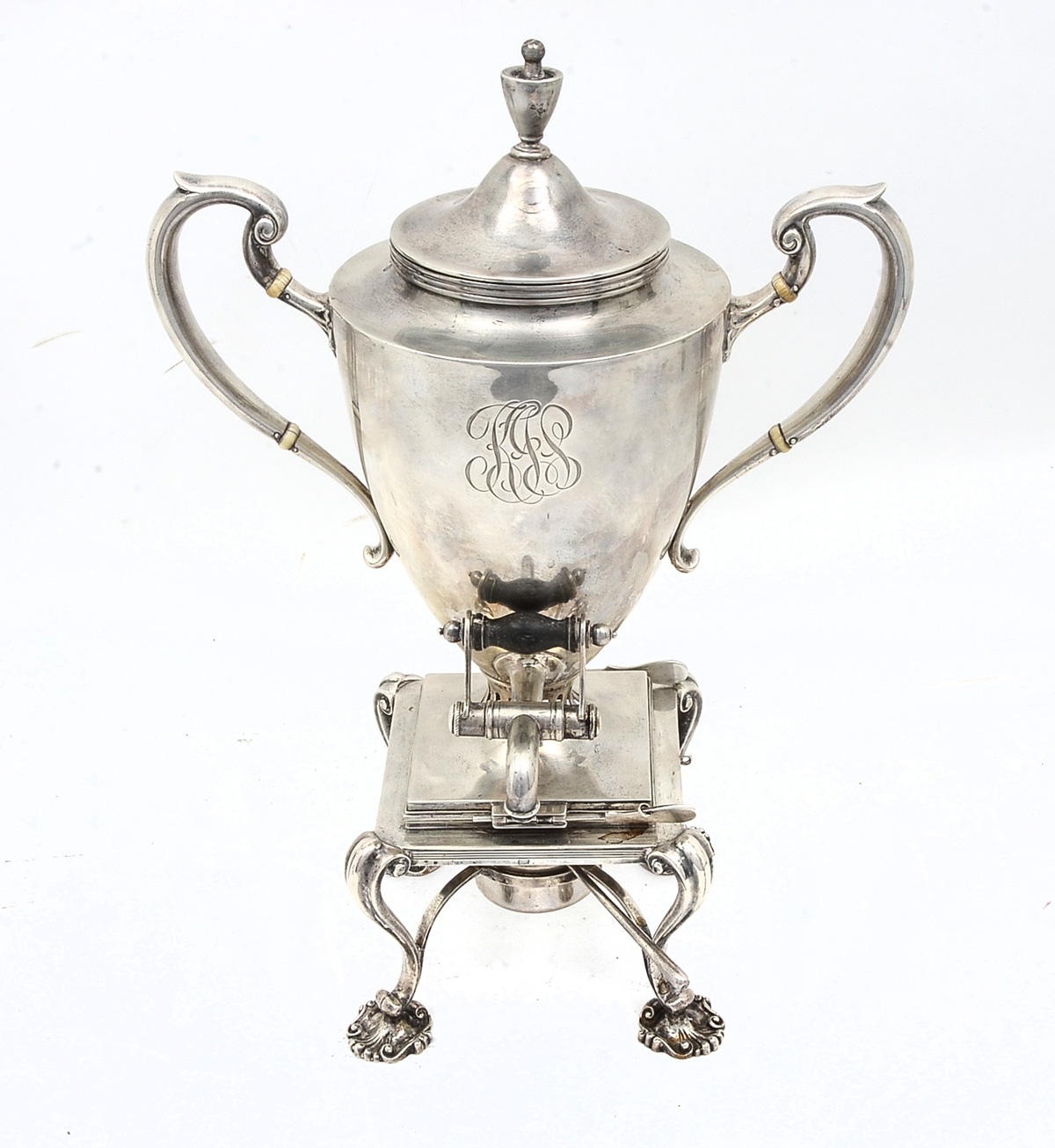 Appraisal: STERLING COFFEE POT Approx Troy ounces Pint Sterling silver coffee