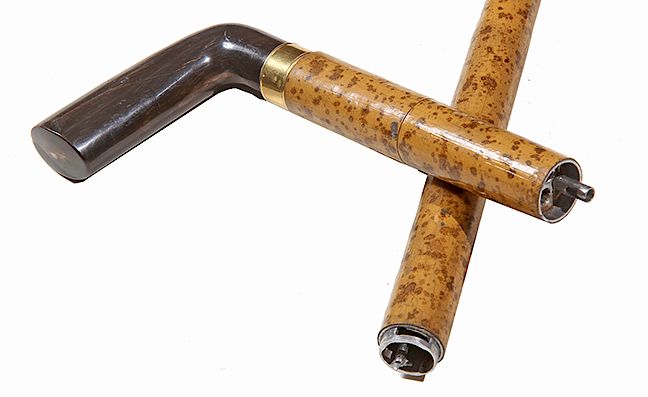 Appraisal: Magister Pistolet Cane- Pre - This French cane fires two