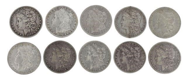 Appraisal: lot of U S Morgan silver dollars 'O' P S