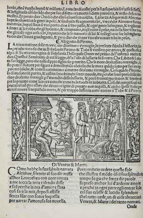 Appraisal: Ovidius Naso Publius Le Metamorfosi woodcut illustrations and initials lacking