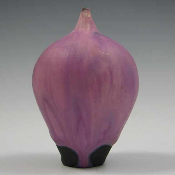 Appraisal: Rose Cabat Feelie in Purple signed hand incised Cabat very