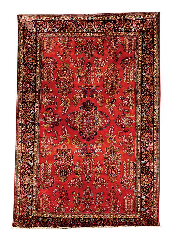 Appraisal: Fine Sarouk carpet ' x '