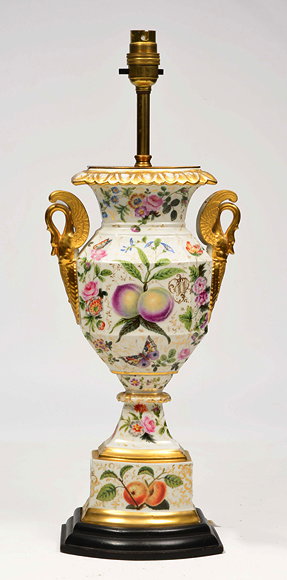 Appraisal: A LATE TH CENTURY CONTINENTAL PORCELAIN VASE of faceted rectangular