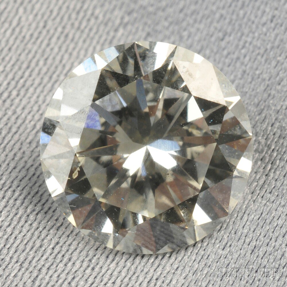 Appraisal: Unmounted Diamond the full-cut diamond weighing approx cts Estimate -