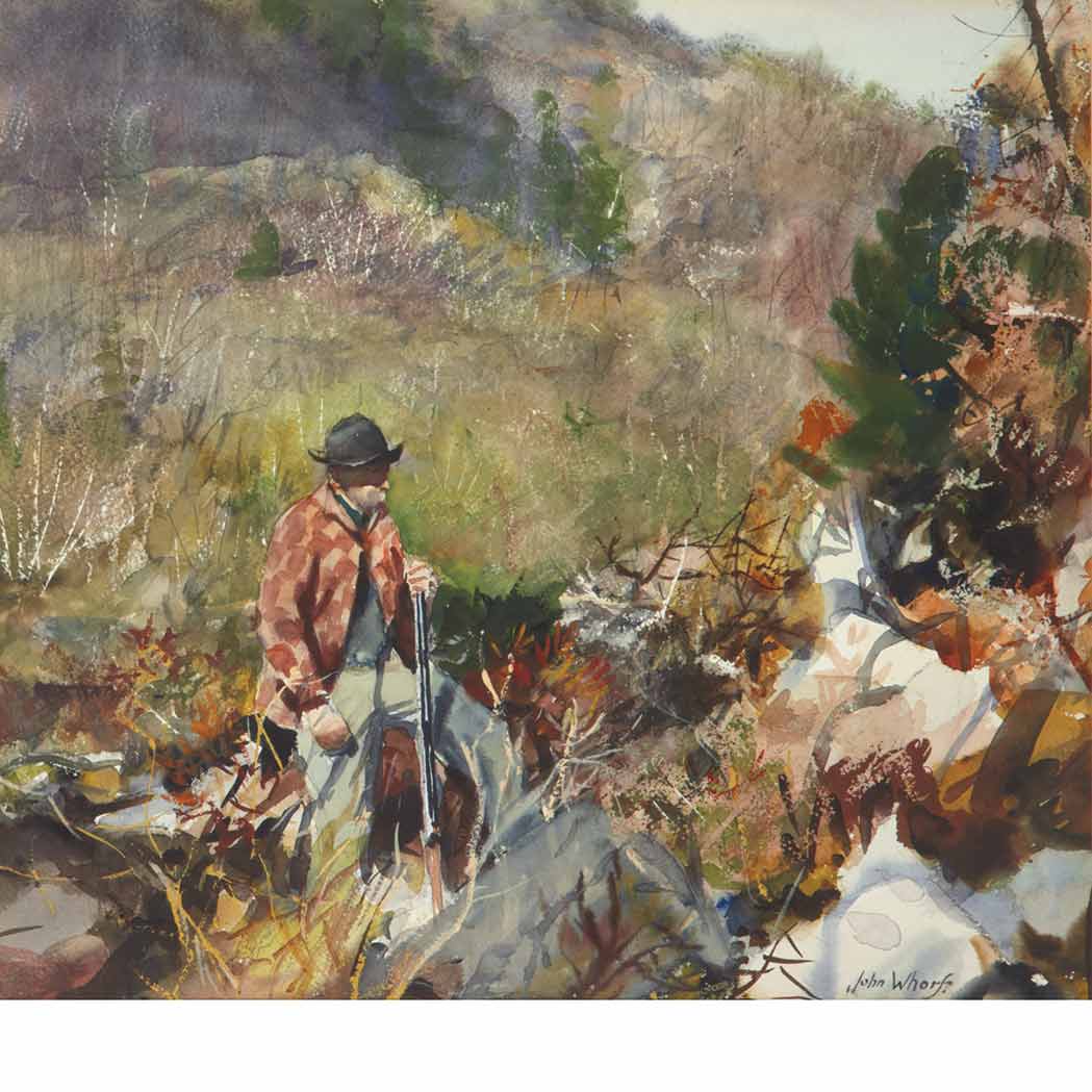 Appraisal: John Whorf American - The Hunter Signed John Whorf lr