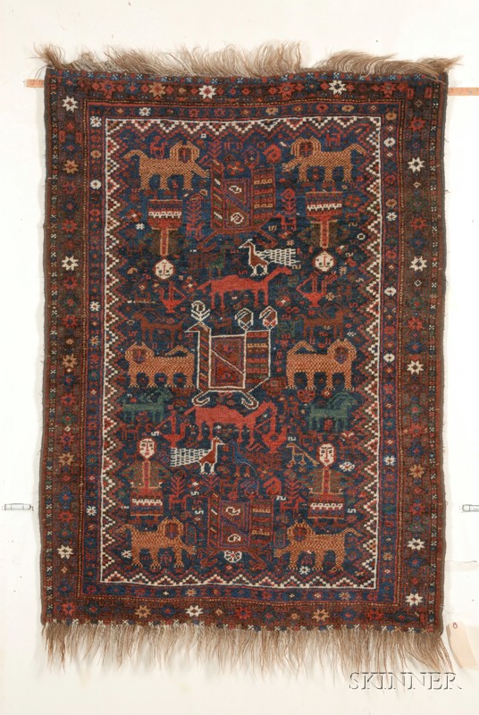 Appraisal: Khamseh Rug Southwest Persia early th century some end fraying