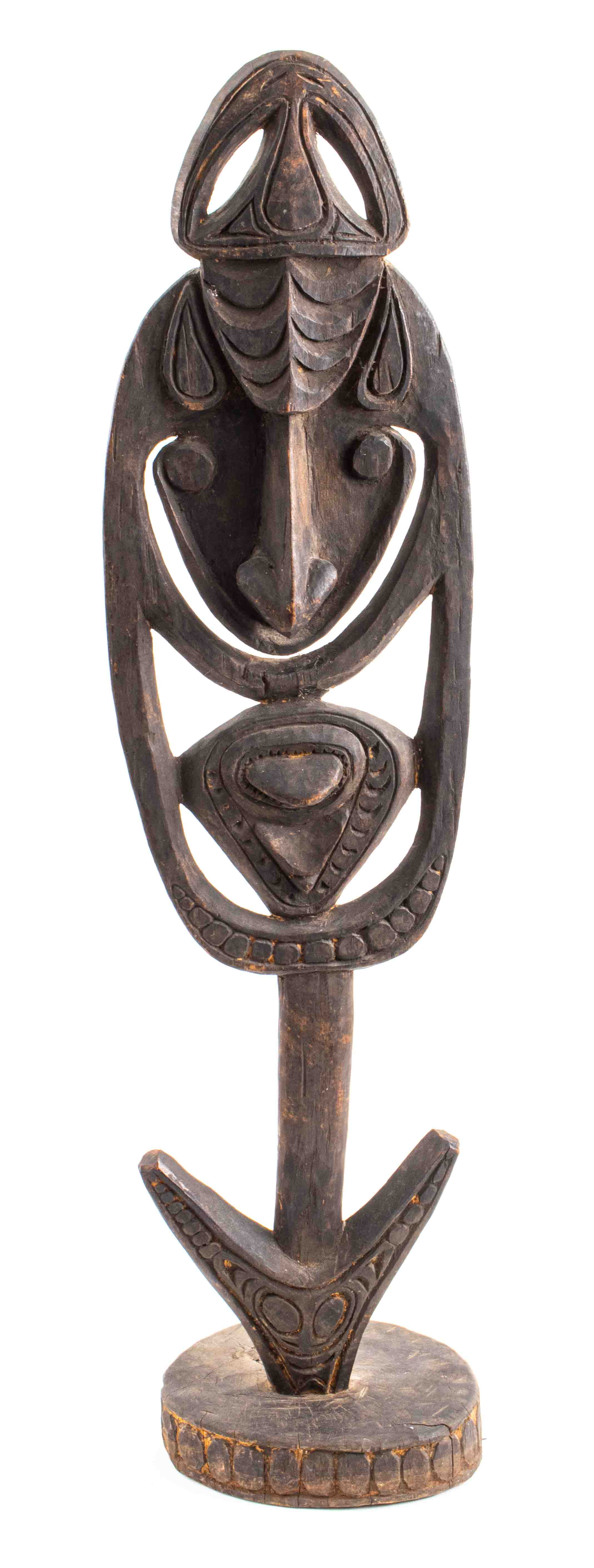 Appraisal: PAPUA NEW GUINEA SEPIK RIVER STYLE FOOD HOOK Papua New