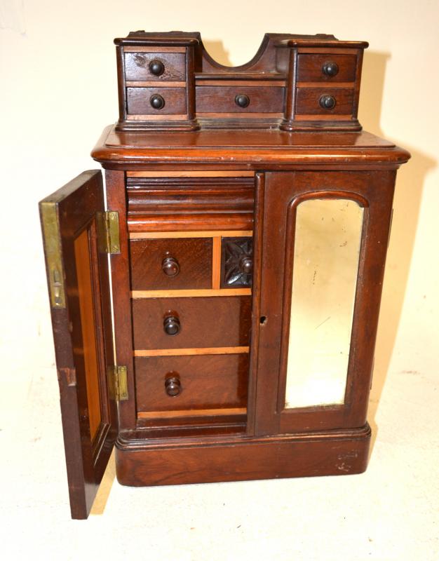 Appraisal: AN TH CENTURY AUSTRALIAN CEDAR MINIATURE CHEST OF DRAWERS WITH