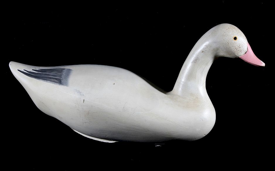 Appraisal: Signed Snow Goose Decoy by Patrick Vincenti For your consideration