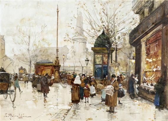 Appraisal: GALIEN-LALOUE EUG NE Paris - Ch rence Val d'Oise Street