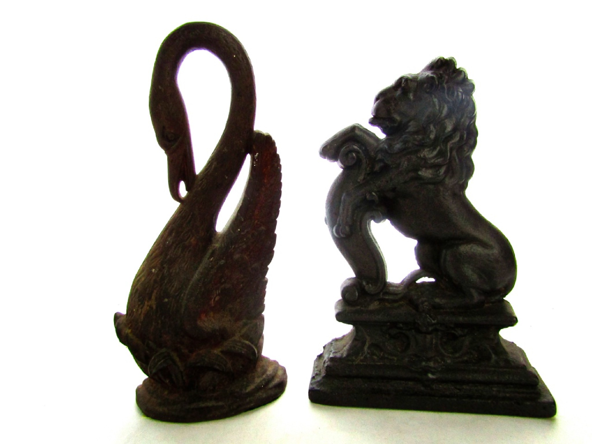 Appraisal: A th century cast iron door stop in the form