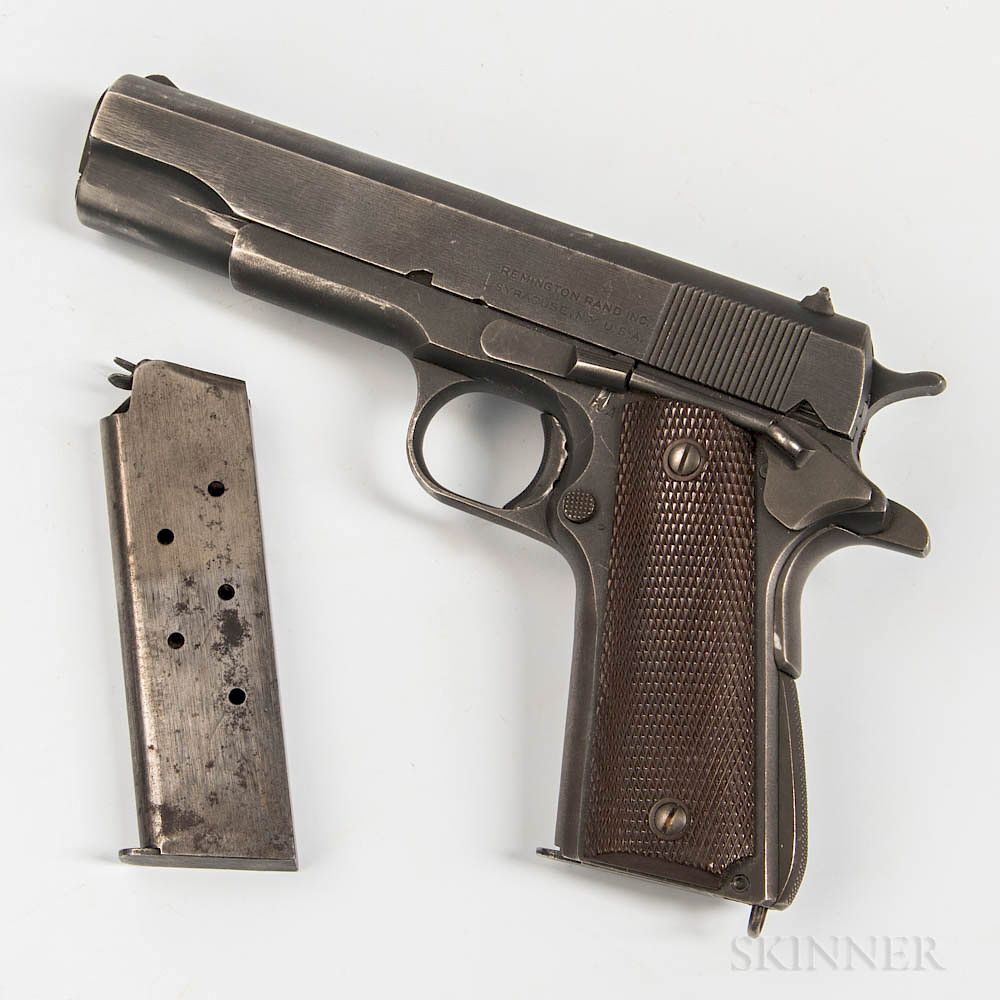 Appraisal: Remington Rand Model A U S Army Semiautomatic Pistol Remington