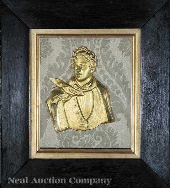 Appraisal: An English Portrait Relief of George Gordon Lord Byron th