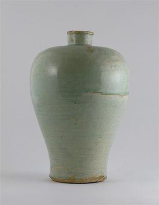 Appraisal: A Chinese stoneware meiping covered in a Yingqing glaze probably