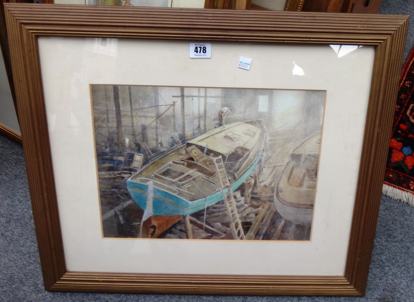 Appraisal: Robert Craig-Wallace - Dickie's Yard watercolour signed cm x cm