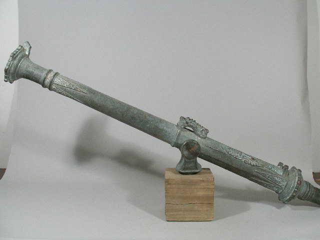 Appraisal: Antique Bronze Swivel Cannon possibly Dutch-made ca th century for