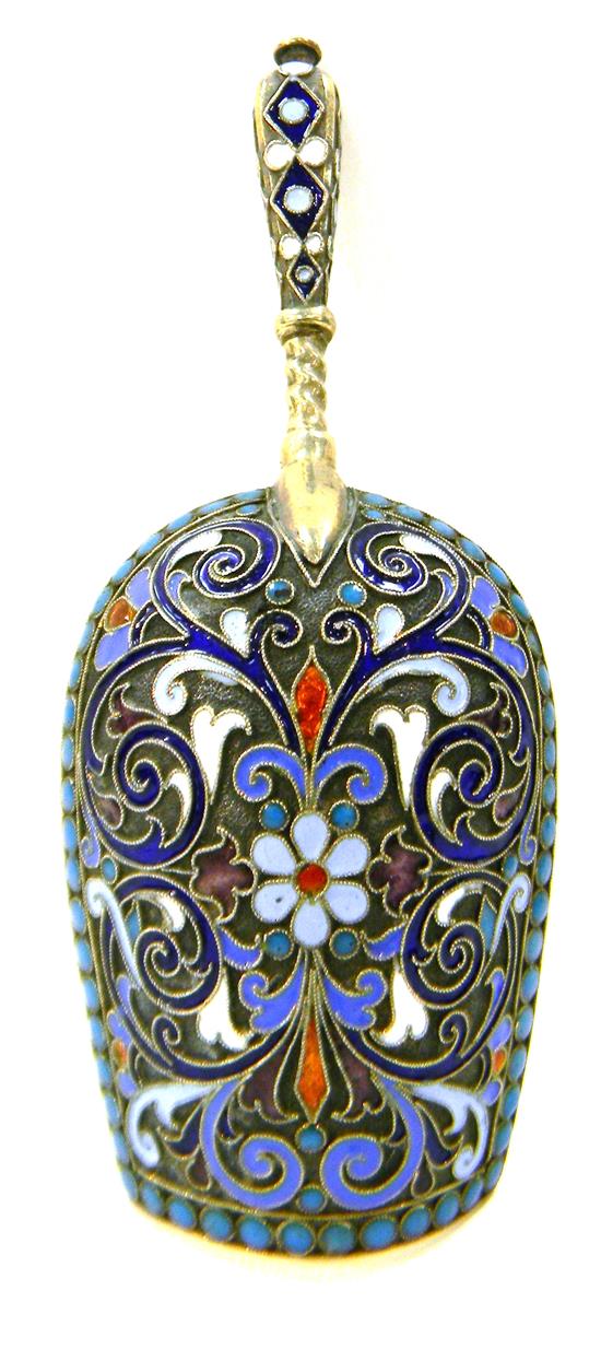 Appraisal: RUSSIAN SILVER Gustav Gustavovich Klingert Moscow th C Russian enameled