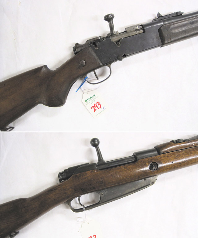 Appraisal: LOT OF TWO BOLT ACTION RIFLES Chinese mauser mm caliber