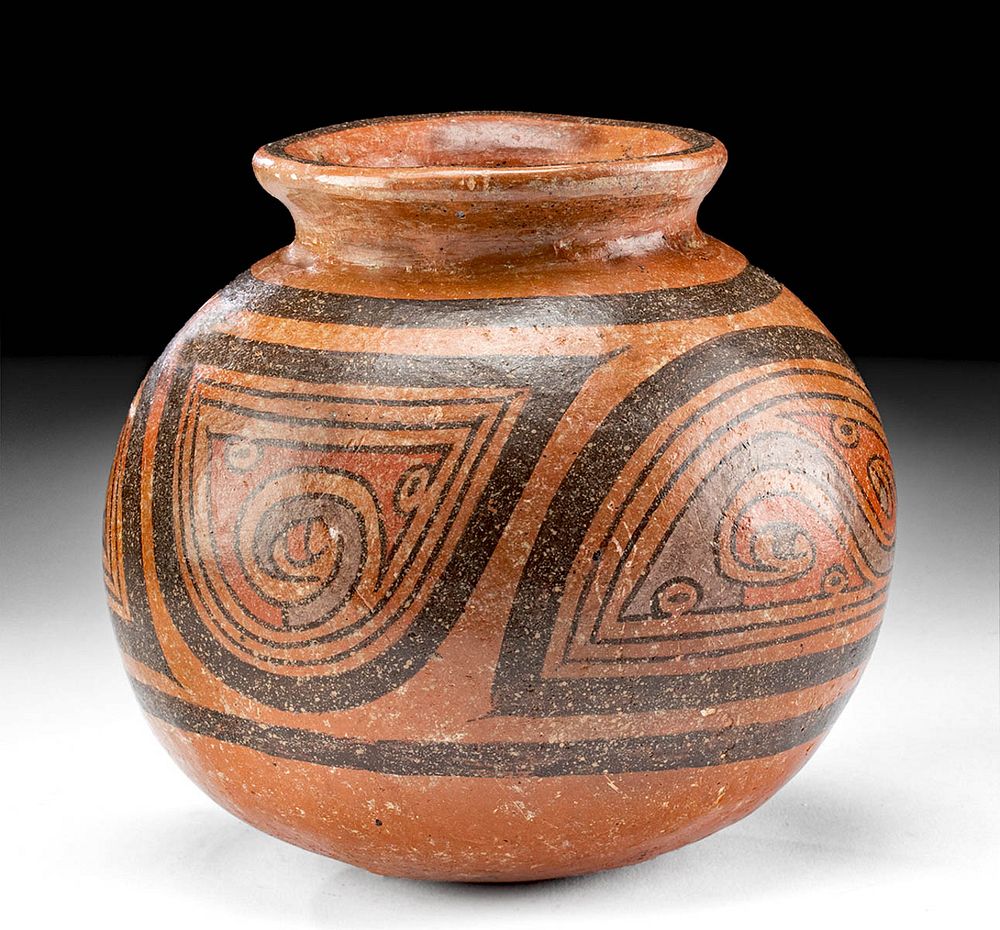 Appraisal: Beautiful Macaracas Polychrome Pottery Jar w TL First Time At