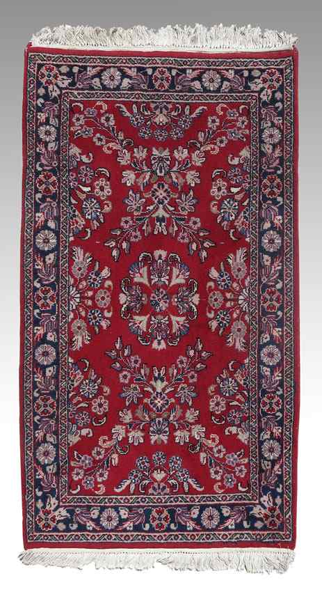 Appraisal: MODERN INDO-PERSIAN HAND KNOTTED WOOL RUG ' x ' ''