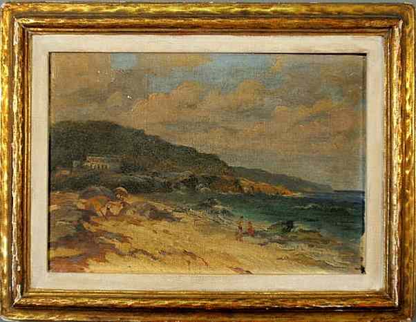 Appraisal: Teichner Joseph American - oil on board landscape painting titled