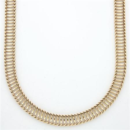 Appraisal: Gold Necklace Estimate -