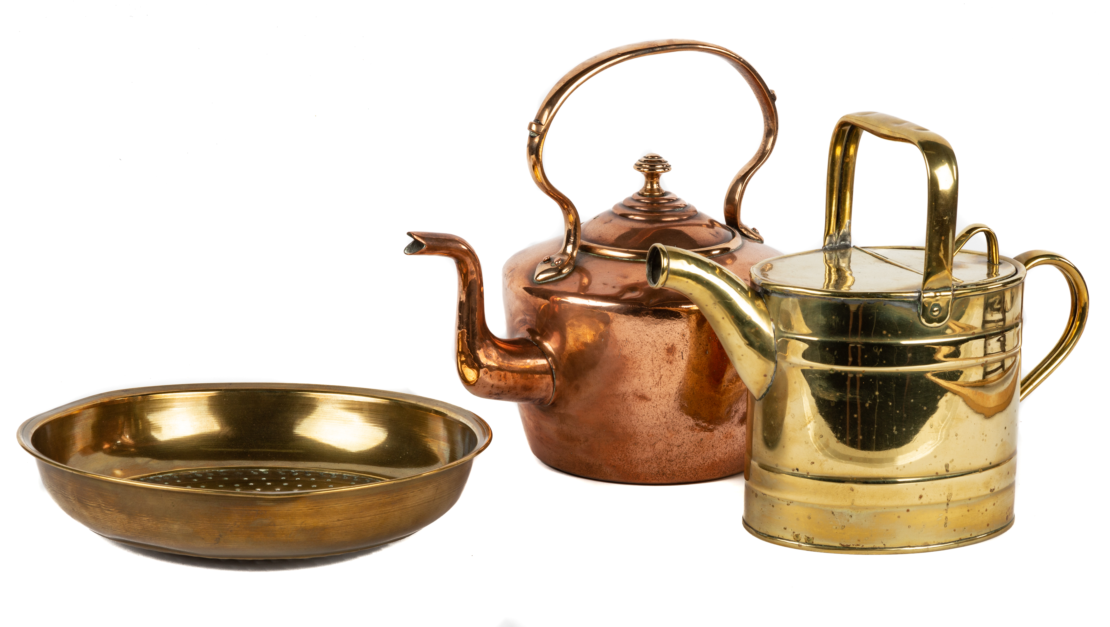 Appraisal: BRASS AND COPPER ITEMS th century