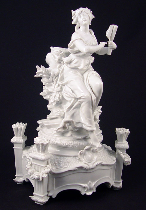 Appraisal: VOLKSTEDT BLANC DE CHINE PORCELAIN FIGURE Measures ''