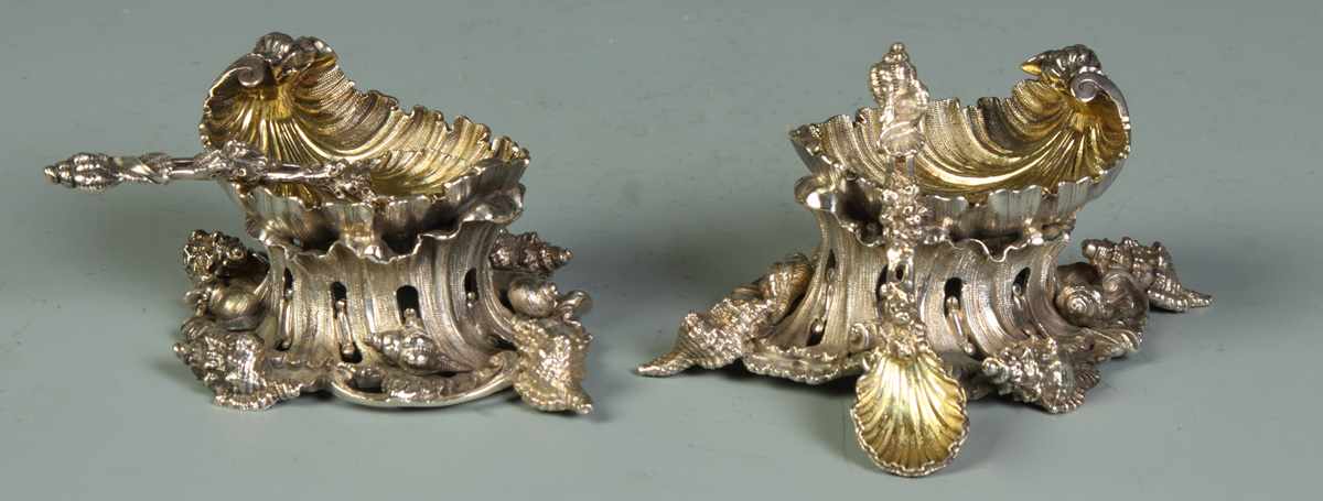 Appraisal: Charles T Fox George Fox London Pair of Sterling Master