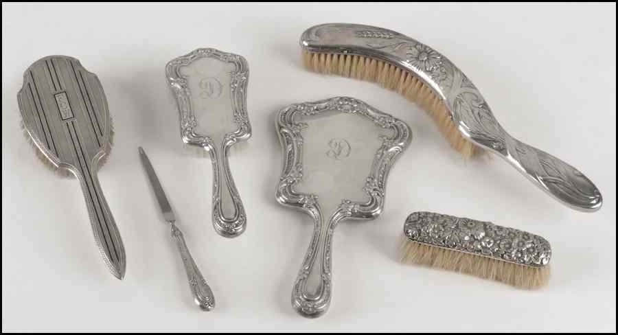 Appraisal: COLLECTION OF STERLING SILVER VANITY ITEMS Comprise of a Gorham