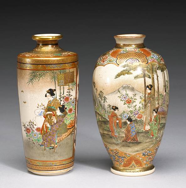 Appraisal: Property from a Florida Collection Meiji Period Each decorated in