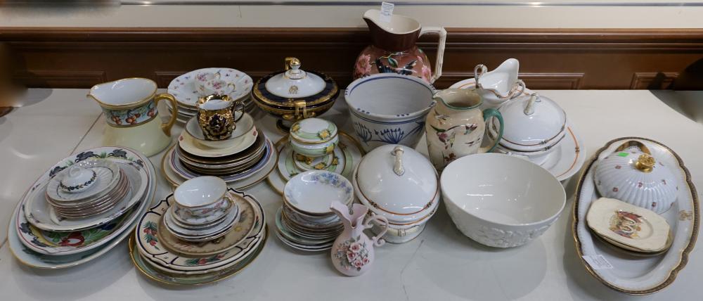 Appraisal: Collection of Assorted Predominantly European Ceramic and Porcelain Table Articles