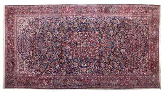 Appraisal: A Jozan Sarouk Wool Rug circa having a central medallion